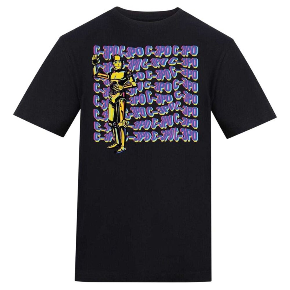 Star Wars Childrens/Kids C-3PO T-Shirt / Black
